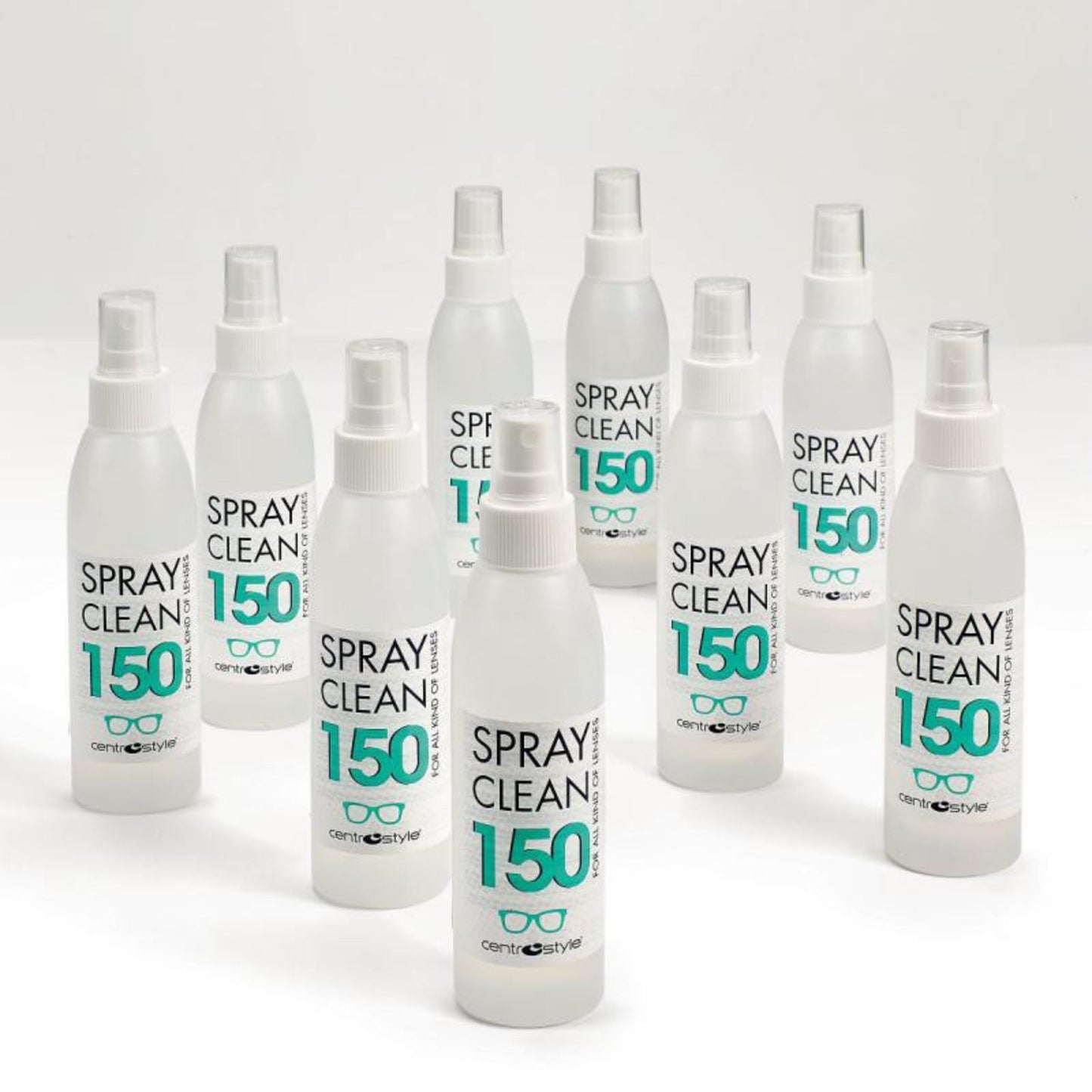 Spray per pulizia lenti