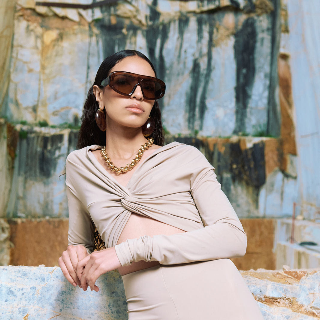 Occhiali OS Sunglasses Tokyo mocha blu